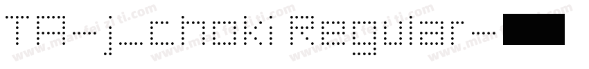 TA-j_choki Regular字体转换